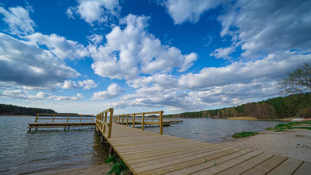 Sloneczny Domek Borsk Nr 2 I 15 - Nad Samym Jeziorem W Pierwszej Linii Bagian luar foto